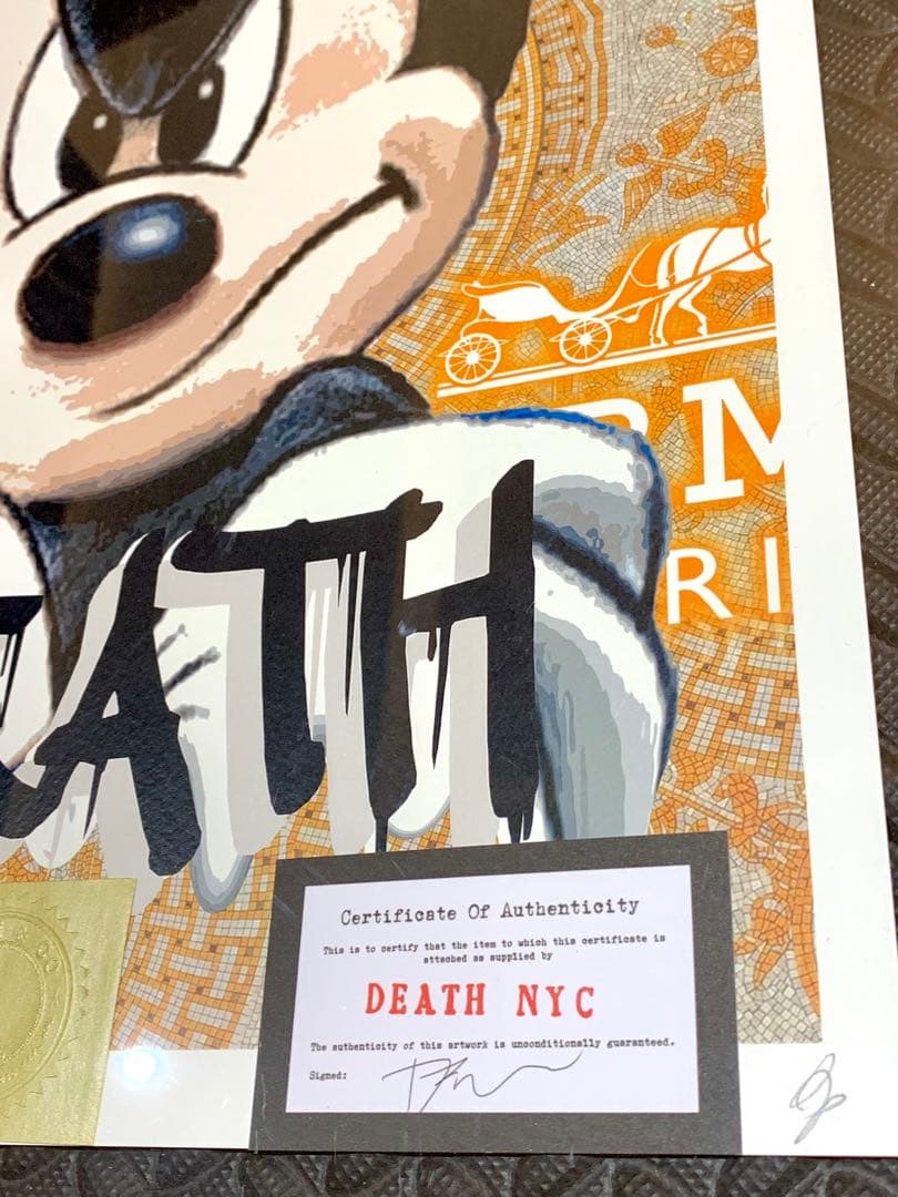 SOLD完売！  DEATHNYC  世界限定100枚 エルメス ミッキーマウス