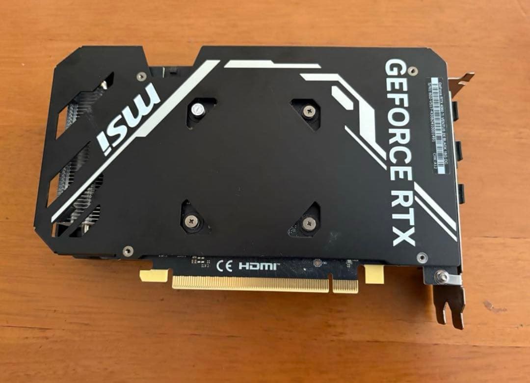 【最終値下げ】MSI GeForce RTX 4060 Ti 16GB