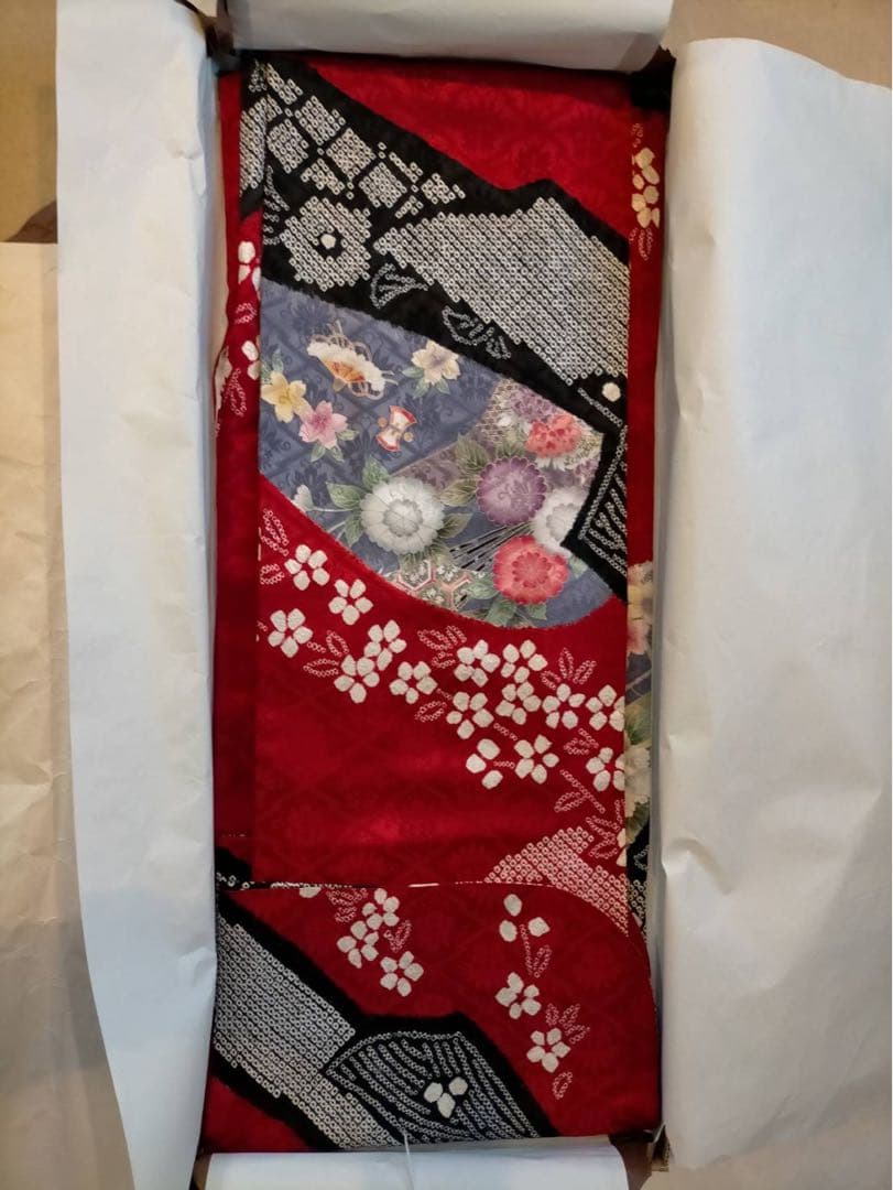 振袖　袴　フルセット　赤