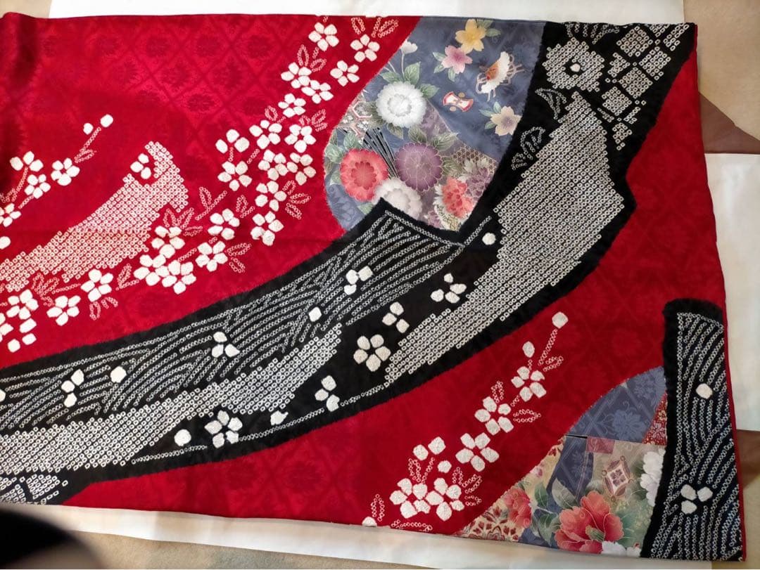 振袖　袴　フルセット　赤