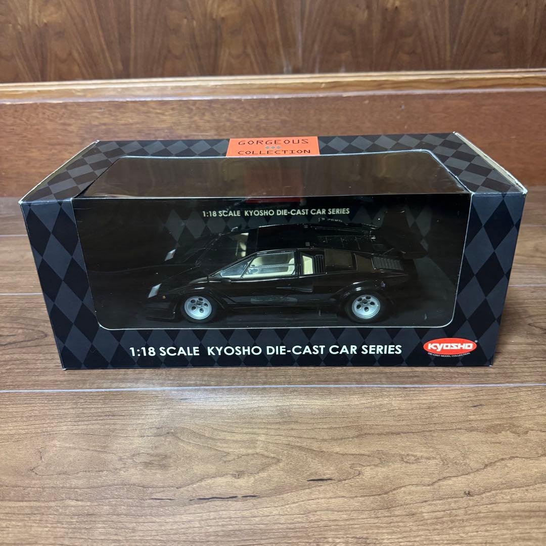 絶版未展示品 京商 1/18 ランボルギーニ カウンタック LP500