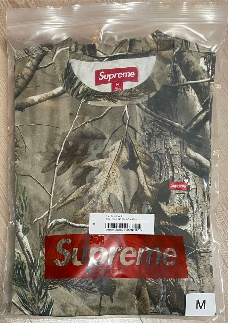 Supreme Small Box L/S Tee M 迷彩柄