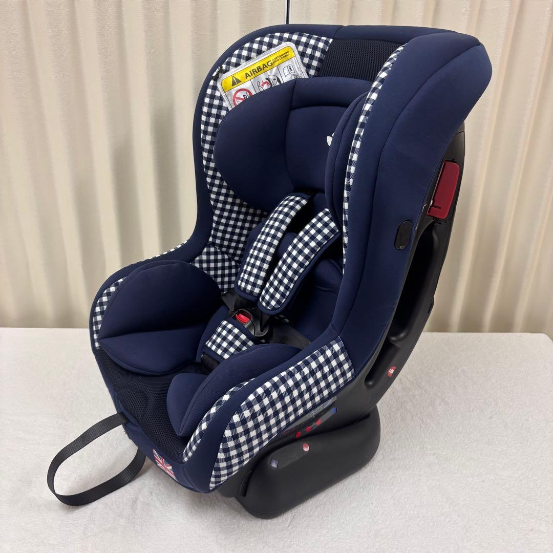 クリーニング済　☆美品☆　新生児OK　ジョイー　チルト　ネイビーギンガムチェック