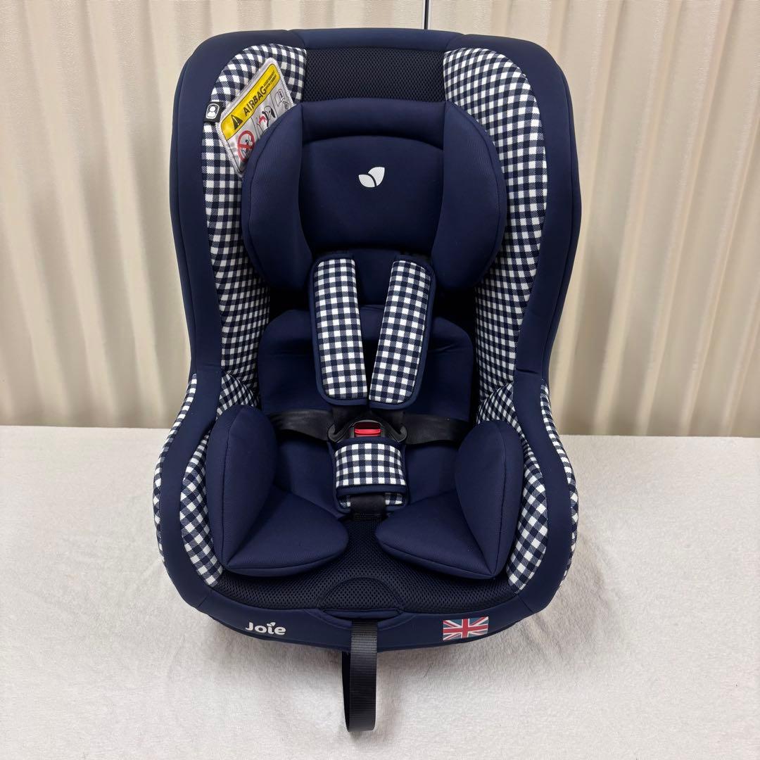 クリーニング済　☆美品☆　新生児OK　ジョイー　チルト　ネイビーギンガムチェック