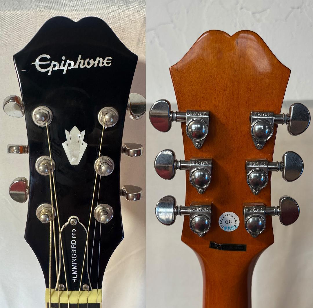 Epiphone Dove Proハミングバード 即戦力エレアコ送料込 即使用可