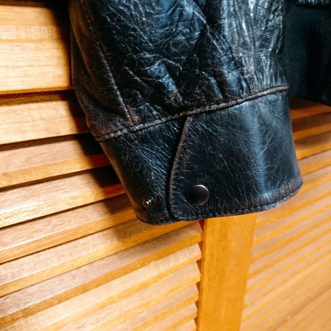 ダナ・キャラン【 DKNY 】レザー ライダース ジャケット