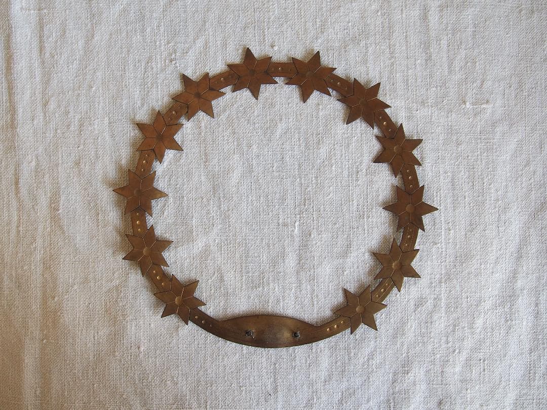 聖母マリア像につける星のついた光輪 直径20.2cm カトリック彫像用/K347