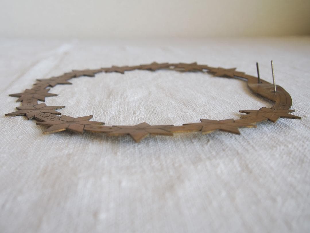 聖母マリア像につける星のついた光輪 直径20.2cm カトリック彫像用/K347