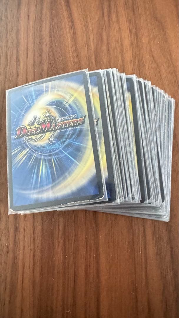 デュエルマスターズ 白騎士デッキ　透明スリーブ入り