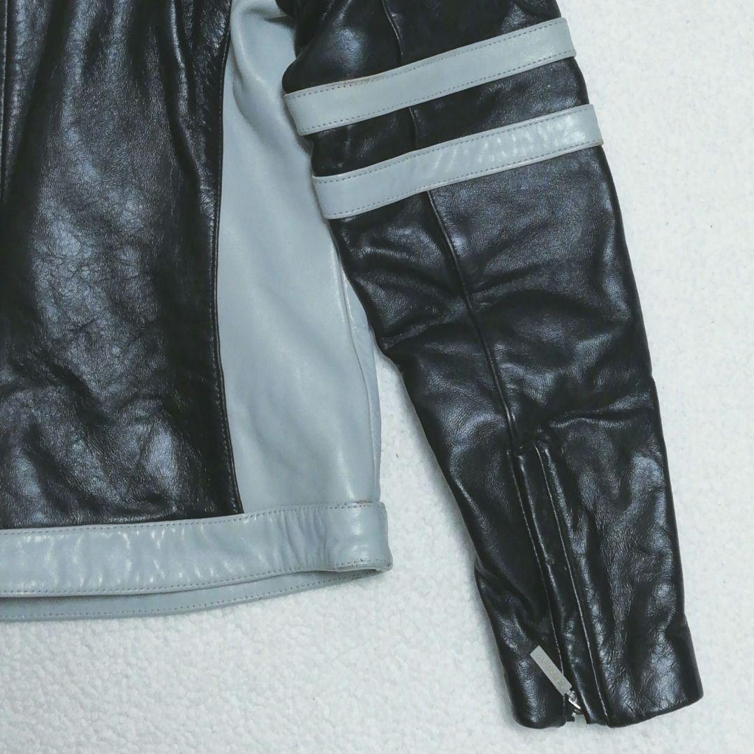 AVIREX アヴィレックス レザーシングルライダースジャケット(M)