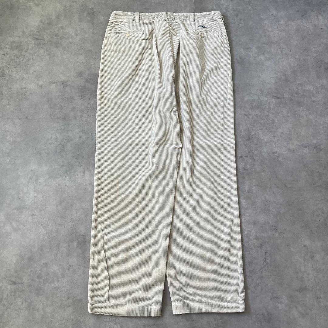 ポロラルフローレン W36 コーデュロイ ポロチノ 古着 90s 白 18214
