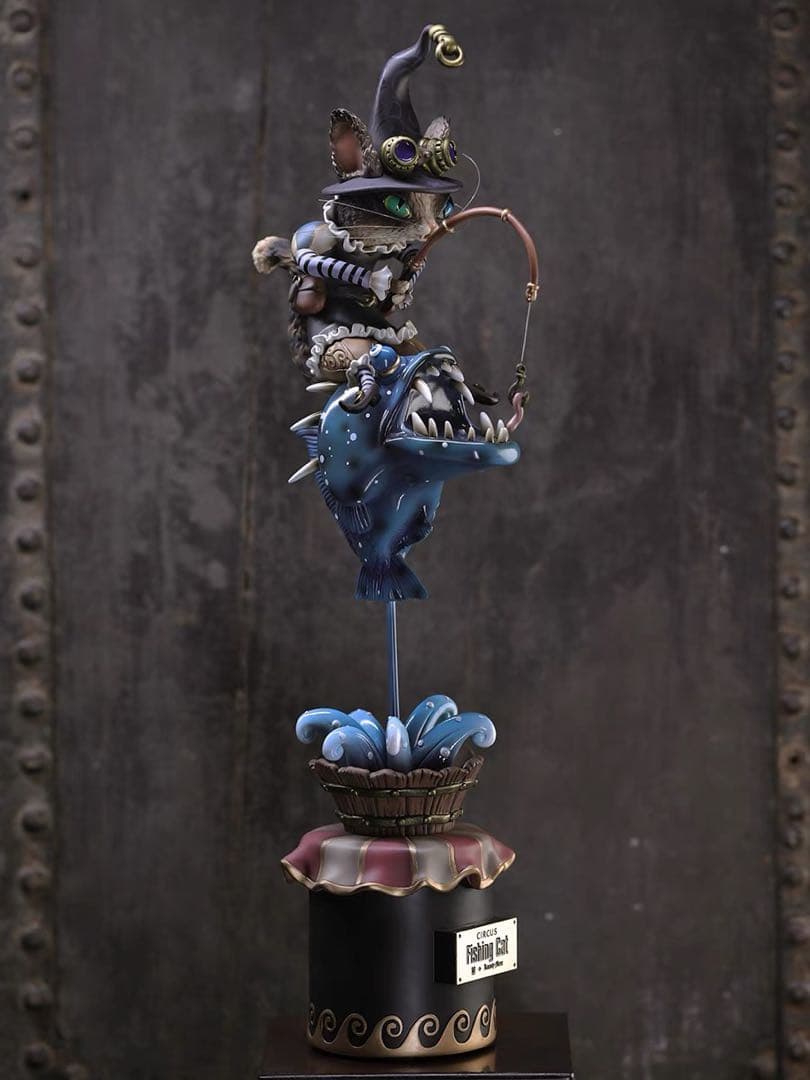 デザイナーズトイ 鎌田光司 Fishing Cat トレトイフィギュア