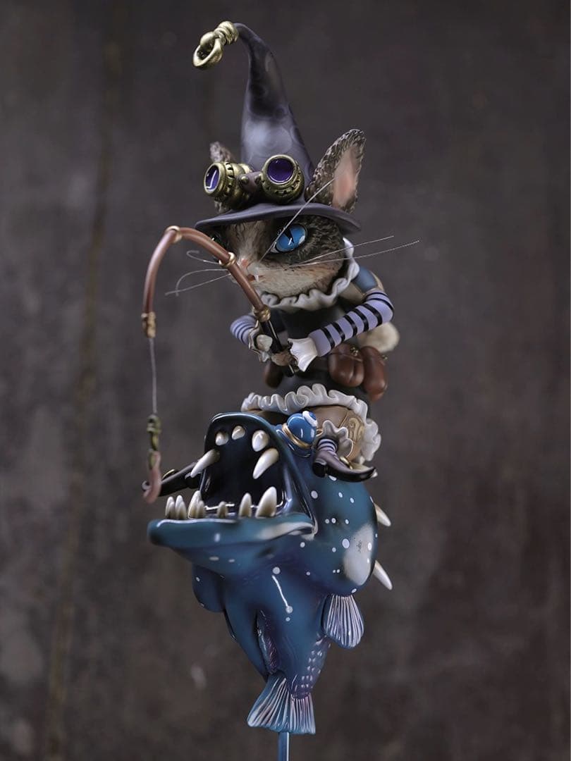 デザイナーズトイ 鎌田光司 Fishing Cat トレトイフィギュア