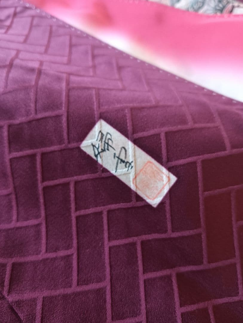 振袖フルセット　美品　パープル系　ロマンチックな古典柄　丈160　裄66.5