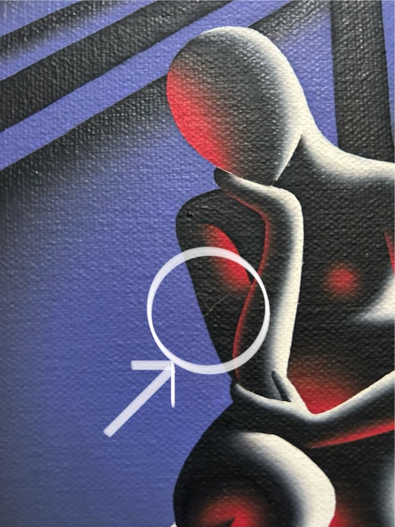 ☆マークコスタビ MARK KOSTABI 2001年 アクリル画１点物☆