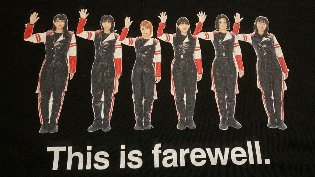 BiSH Bye Bye Show for never Tシャツ