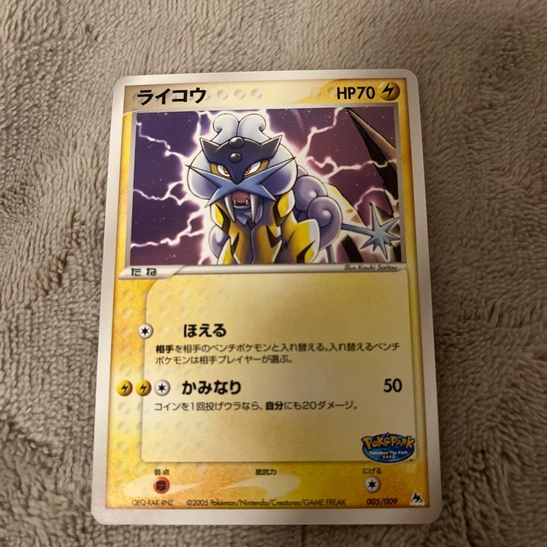 ライコウ ポケパークプレミアムファイル 005/009