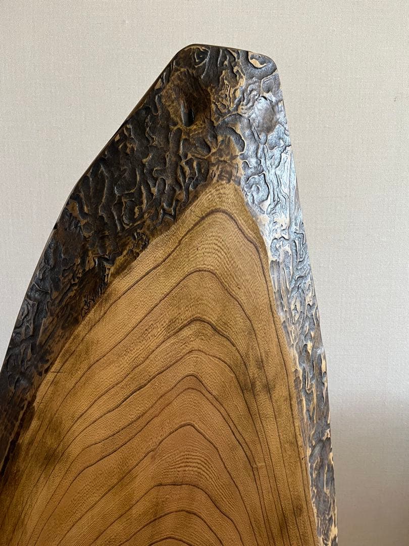 値下げ！美品！天然木一枚板のオブジェ　美術品