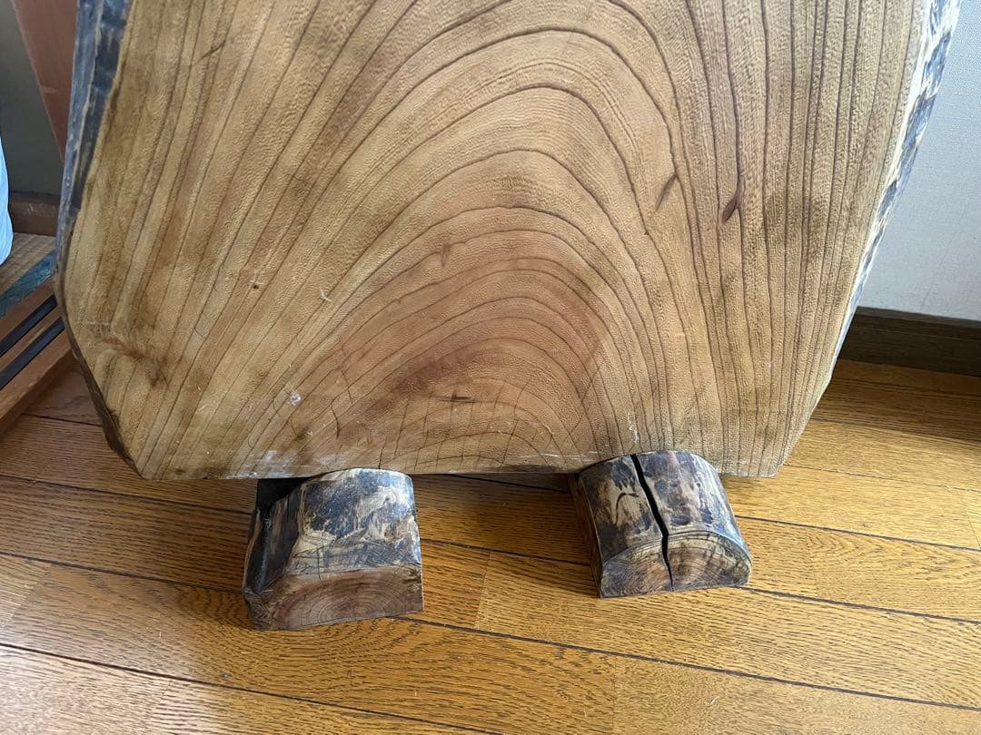 値下げ！美品！天然木一枚板のオブジェ　美術品
