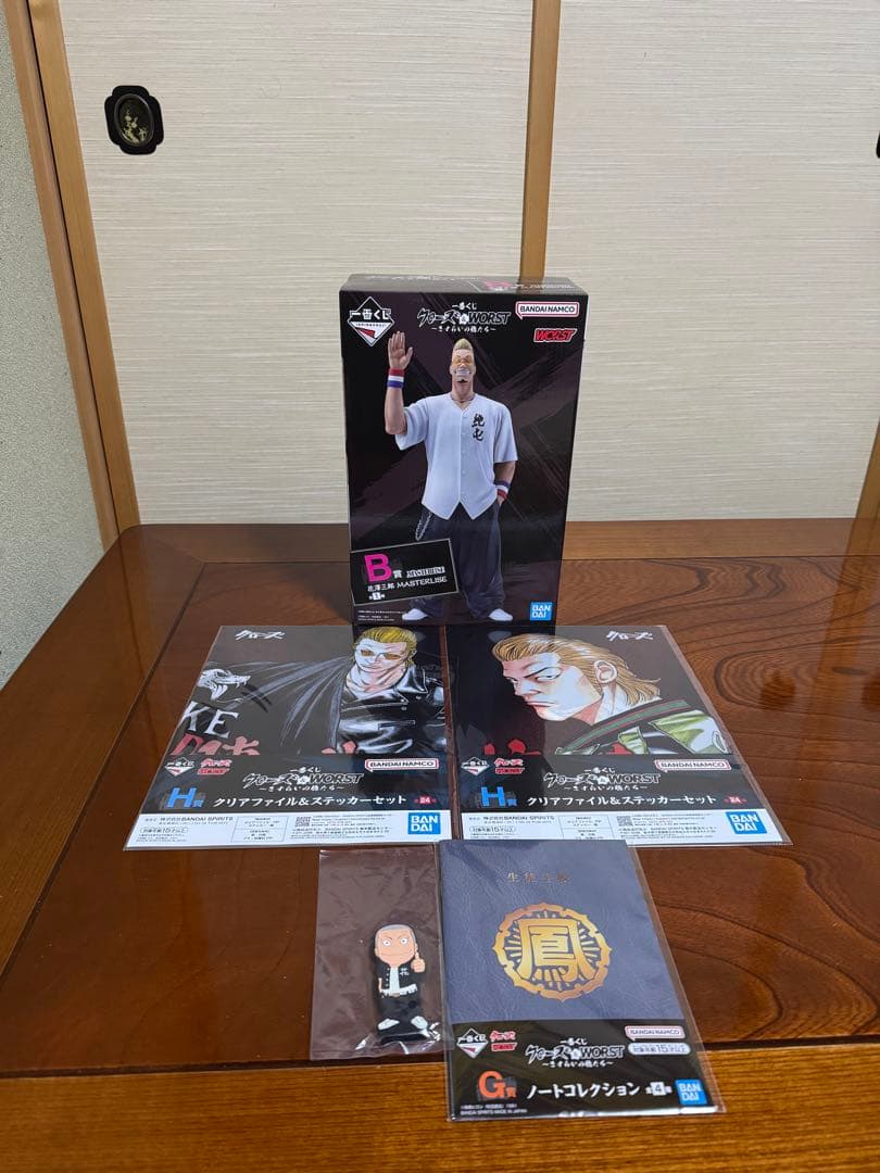 一番くじ　クローズ&WORST さすらいの鴉たち　B賞G賞H賞I賞セット