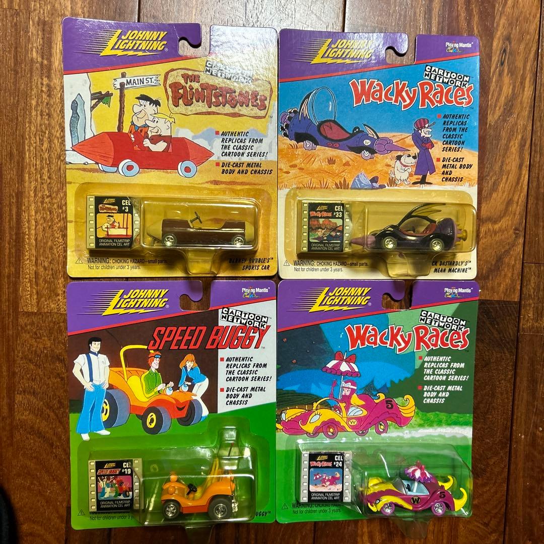 ジョニーライトニング　カートゥーンネットワーク　チキチキマシン他　ミニカー4種