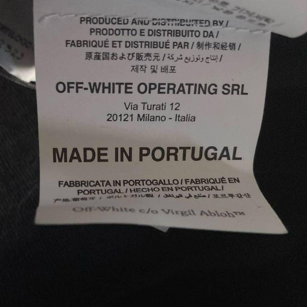 【希少/大人気】オフホワイト グラフィックアロー ブラック XL相当 正規品