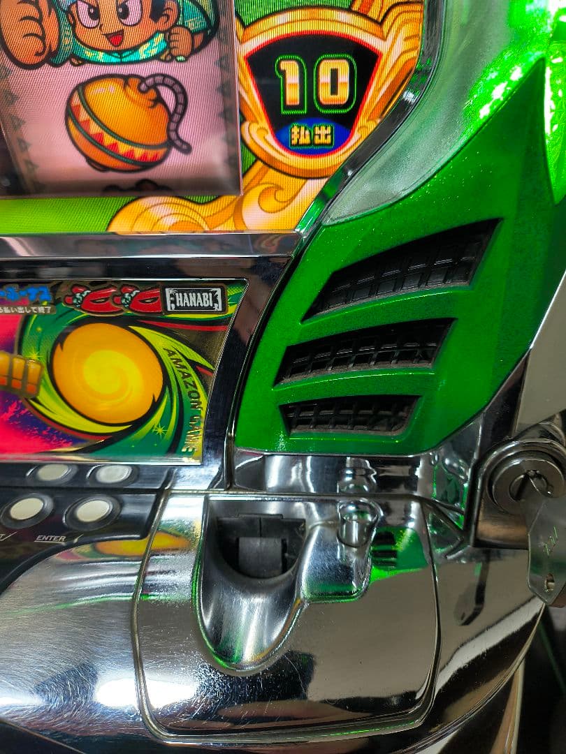 パチスロ　緑ドン VIVA 情熱南米編 実機　不要機付き　送料無料