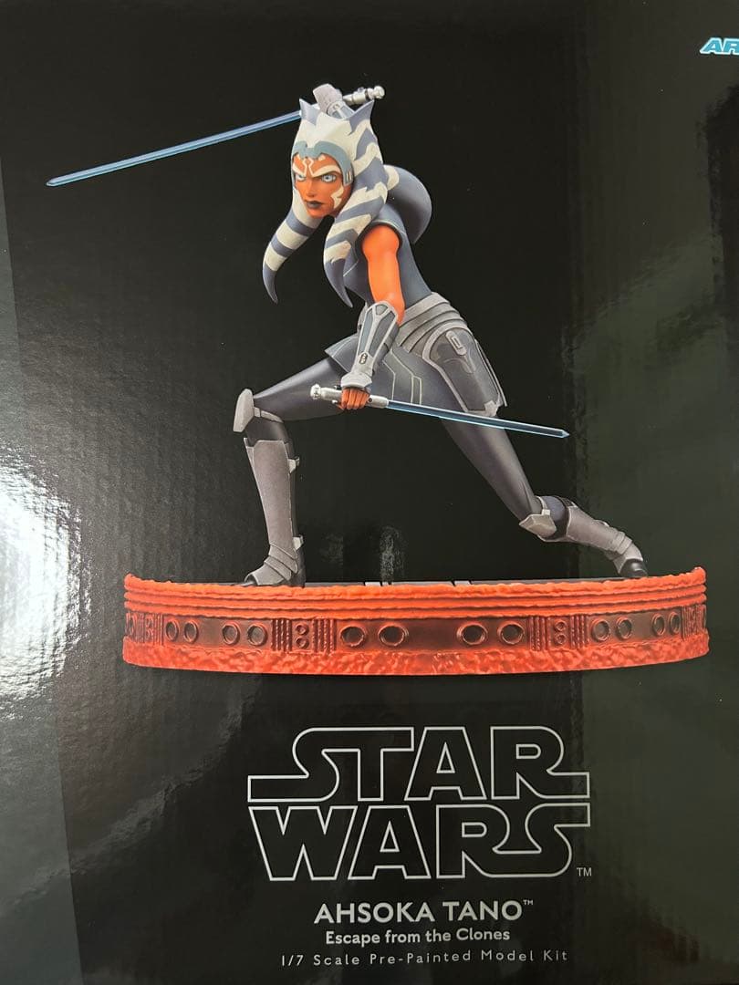 ARTFX アソーカ・タノ　クローン・ウォーズ 1/7 PVC製簡易組立キット