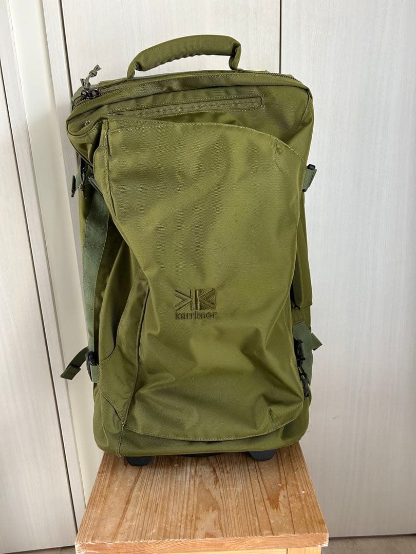 【美品】カリマー　クラムシェル40 オリーブ　キャリー　大容量