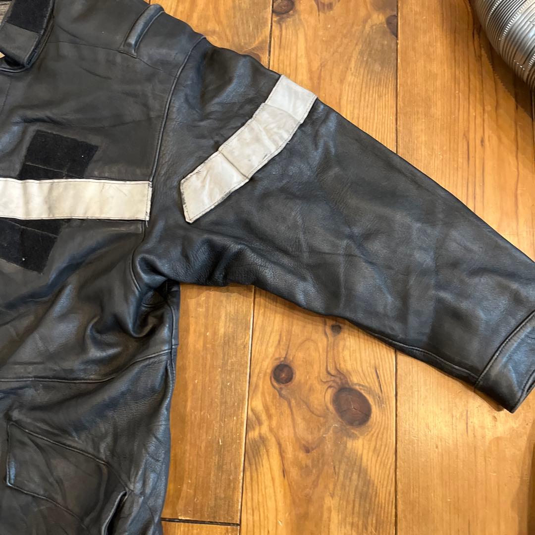 ヴィンテージ　ファイヤーマンレザージャケット