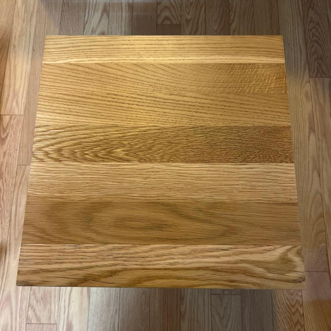 無印良品　木製サイドテーブルベンチ　②