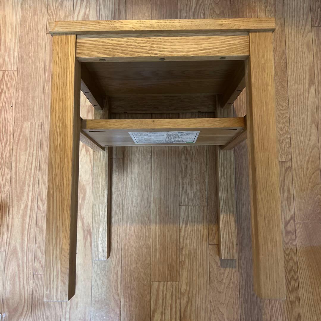 無印良品　木製サイドテーブルベンチ　②