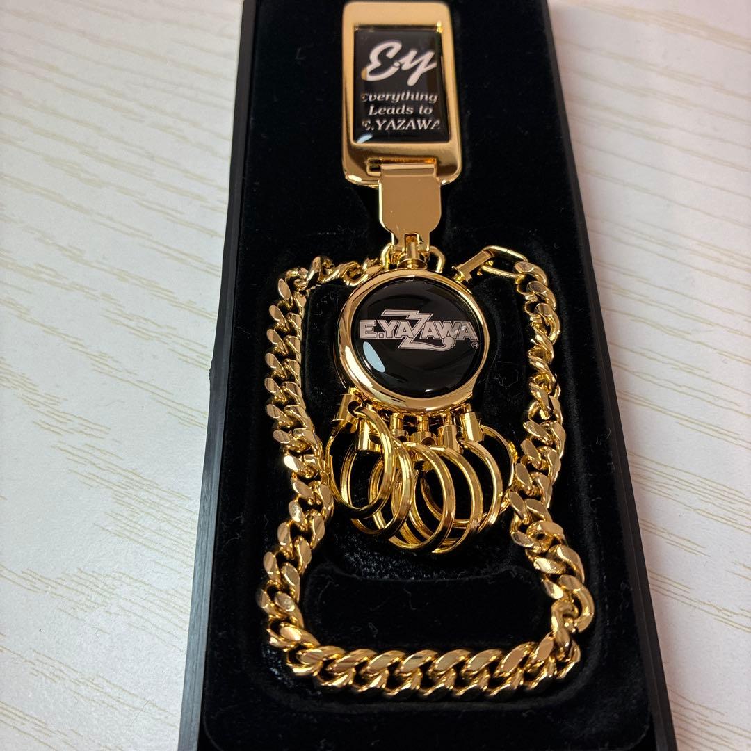 矢沢永吉 チェーン キーホルダー ゴールド