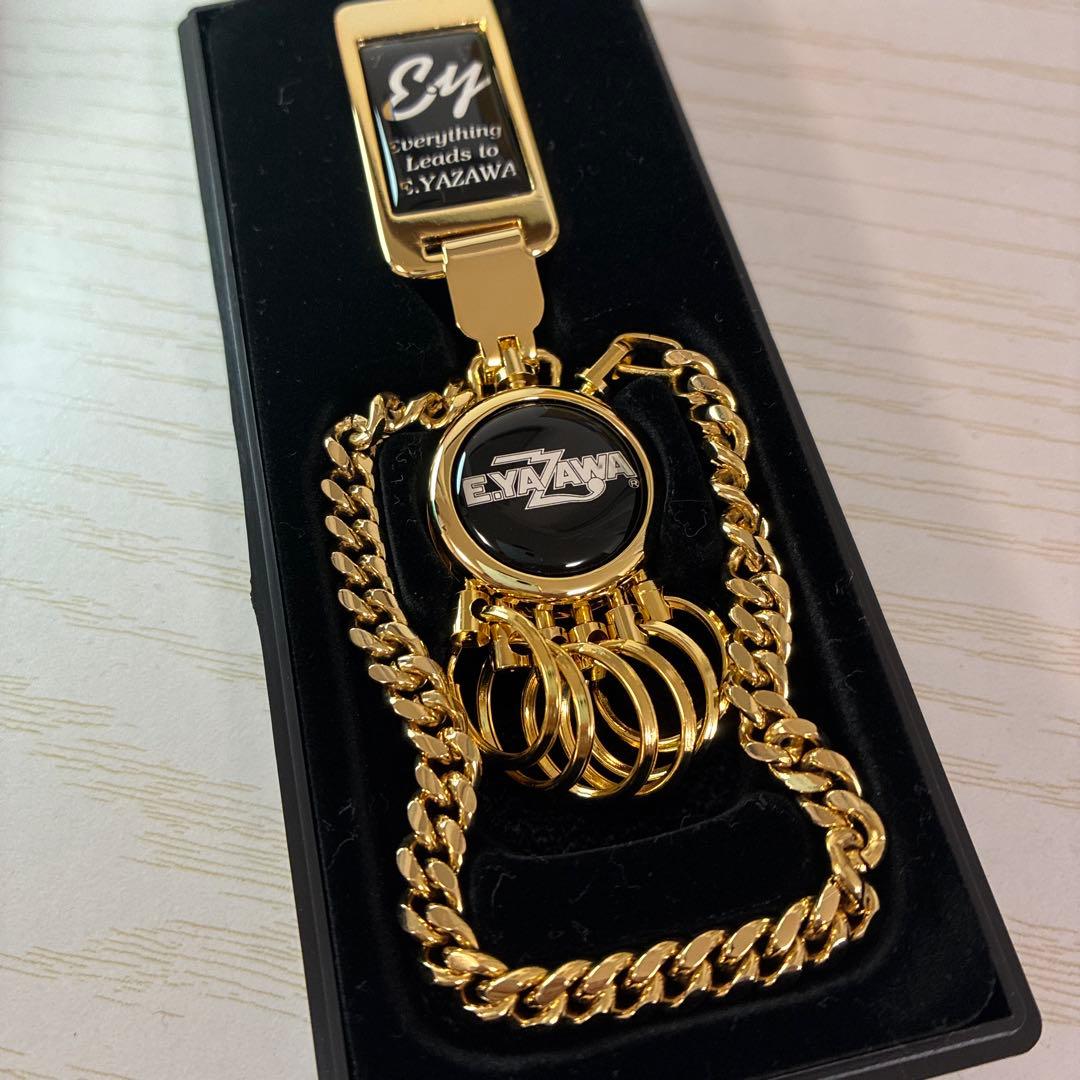 矢沢永吉 チェーン キーホルダー ゴールド