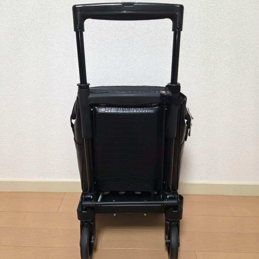 島製作所 ショッピングカート メロディ スムーズKBR クロコダイルBK