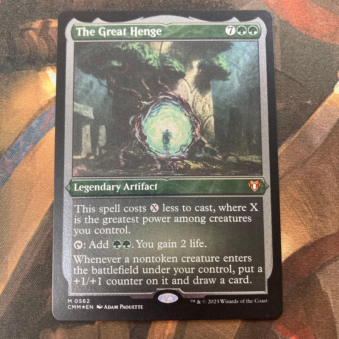 【MTG】【EN】【エッチングFoil】《グレートヘンジ》