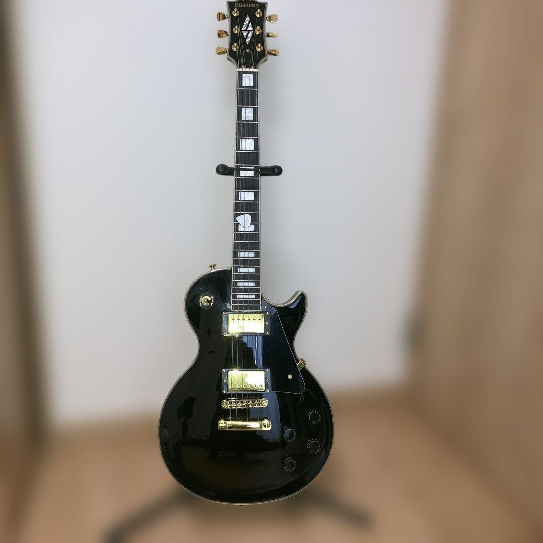 BUSKER'S ブラック エレキギター