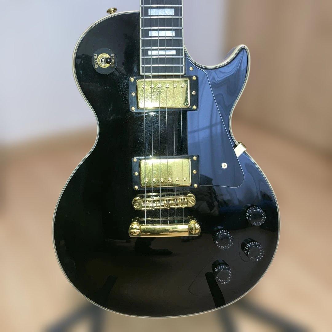 BUSKER'S ブラック エレキギター