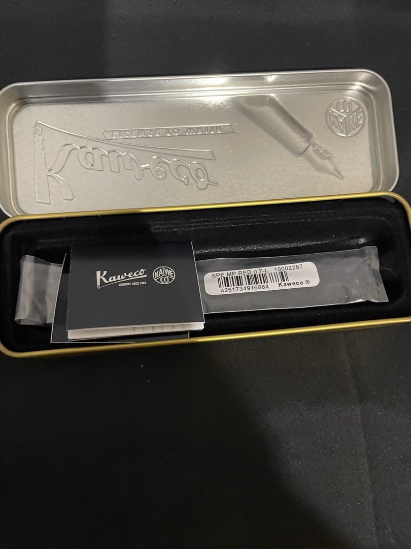 カヴェコスペシャル　シャープペンシル　レッド0.7 クリップ付き