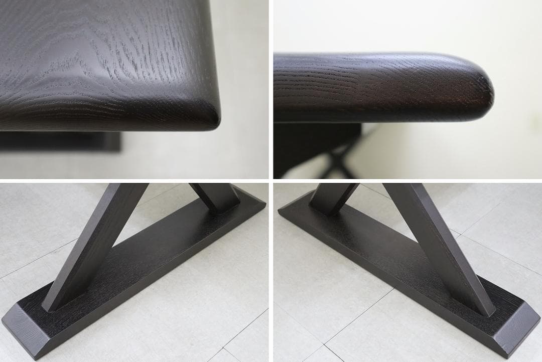 美品 TIME & STYLLE ダイニングテーブル 無垢材 旭川家具 6人用