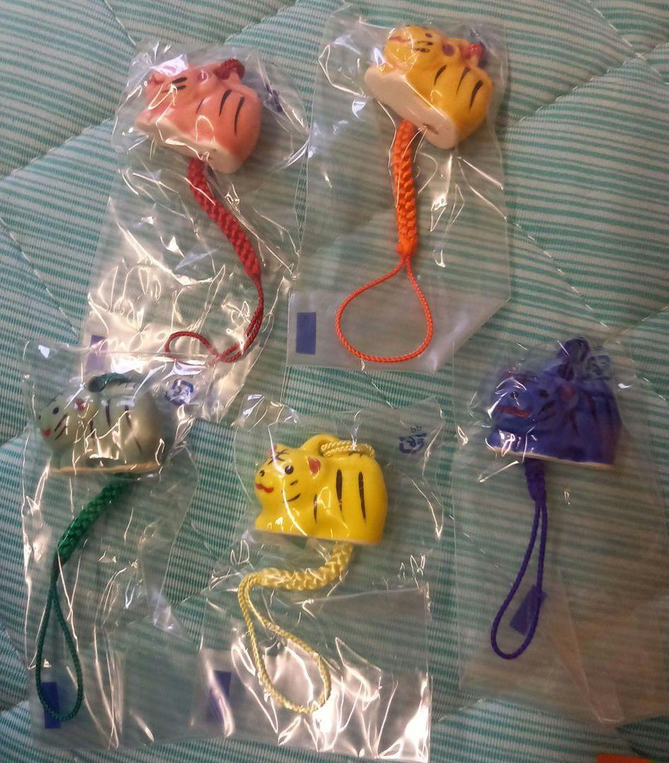 ★干支★開運ストラップ★4種各5個入★セット★陶器★子・丑・寅・卯