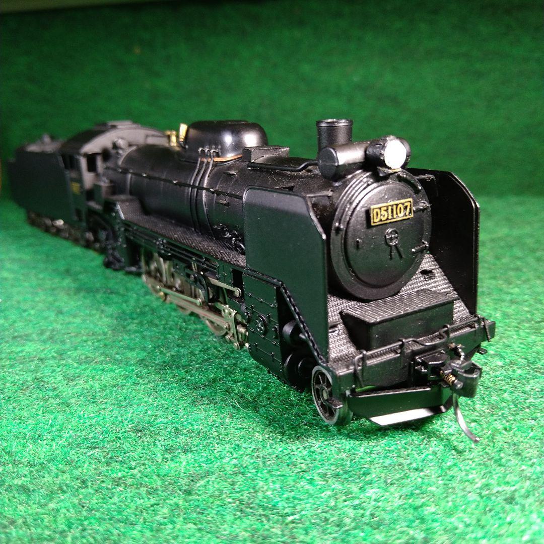 HOゲージ 　D51 金属アダチ完成品追加工