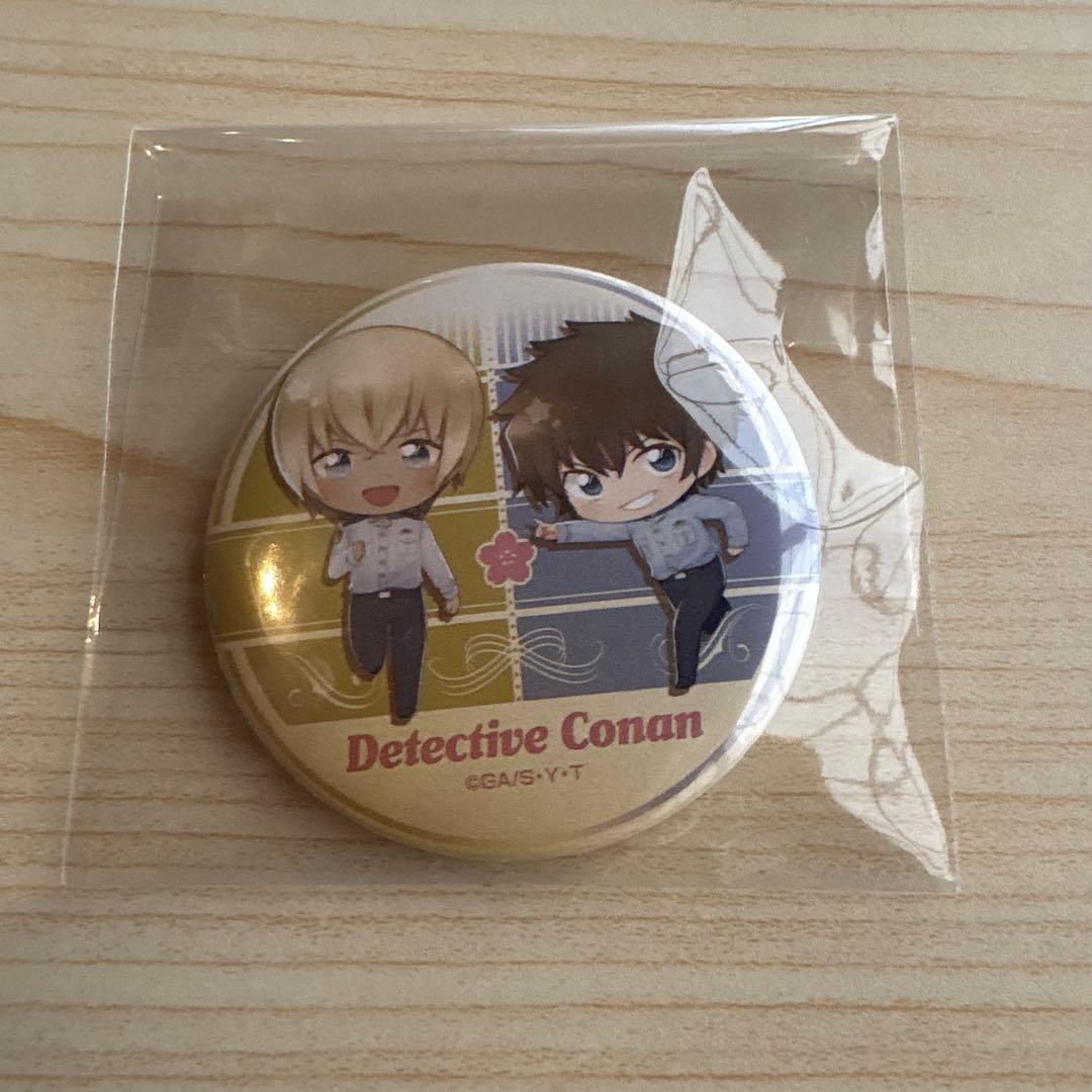 降谷零　松田陣平 名探偵コナン デフォルメ 安室透　警察学校　缶バッジ