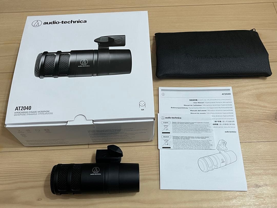 audio-technica AT2040 ダイナミックマイク　美品