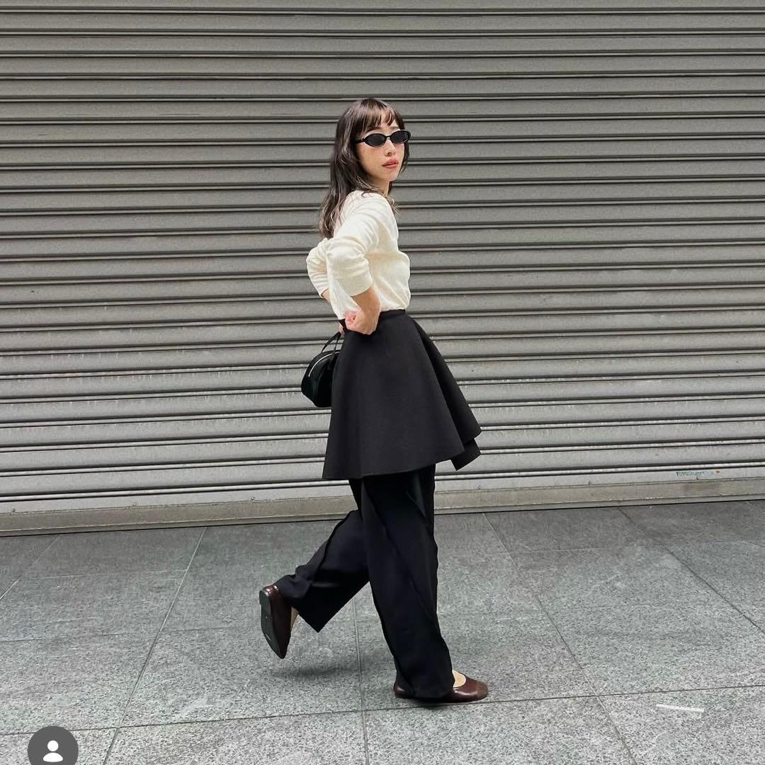 スカート LAYERED WRAP SKIRT MEER.