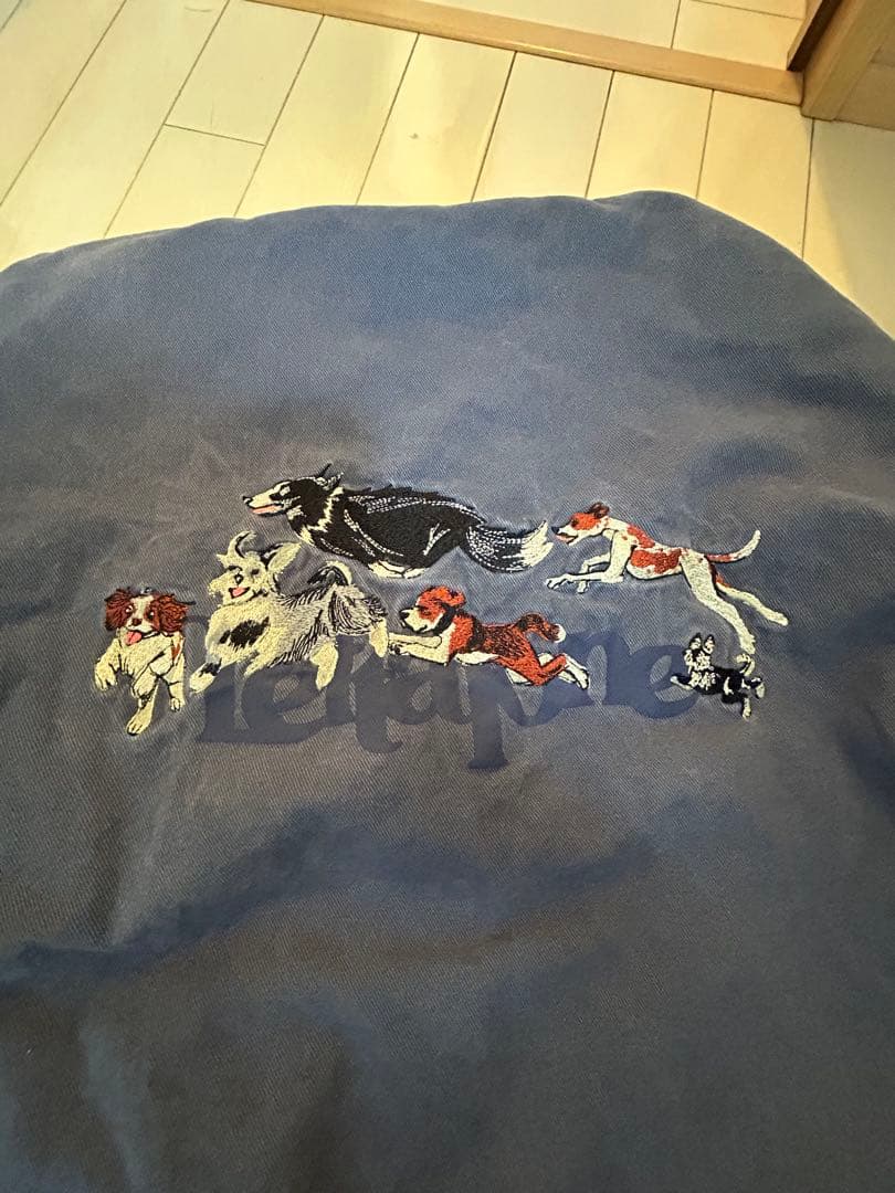 left aloneジップパーカー　ブルー