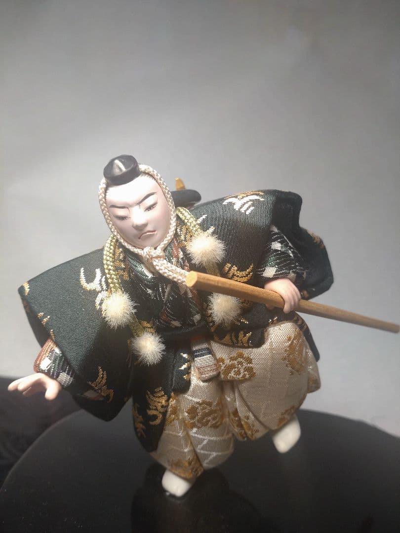 【名品】六法弁慶　木目込人形