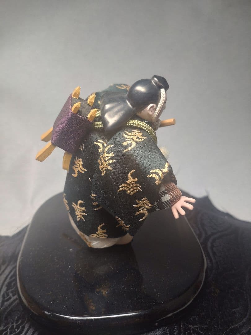 【名品】六法弁慶　木目込人形