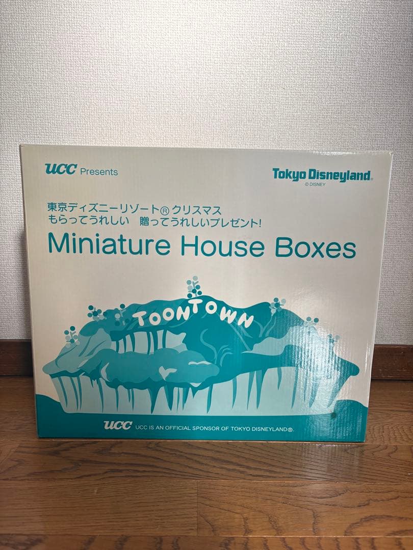 ディズニー　トゥーンタウン　非売品UCC Miniature House Box