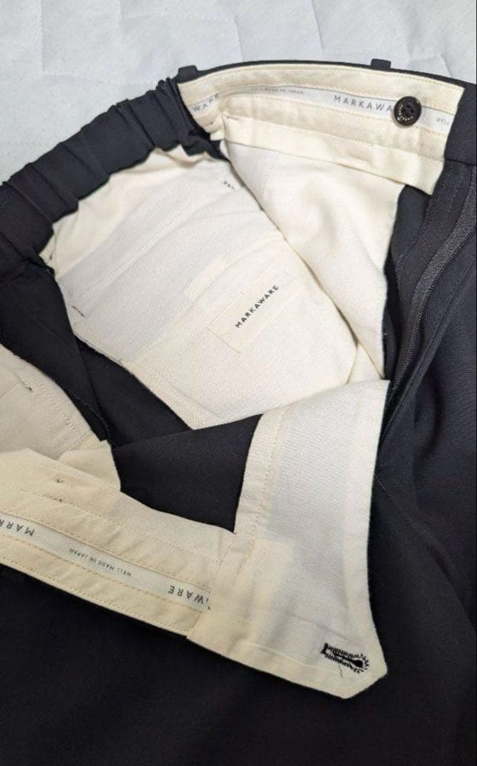 MARKAWARE 22SS フラットフロントトラウザーズ